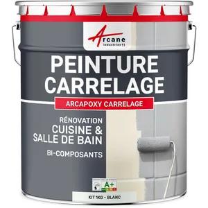 Comparateur de prix : résine carrelage cuisine & SdB bi-composante : ARCAPOXY CARRELAGE RAL...