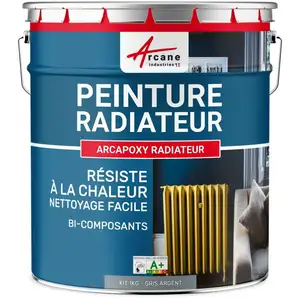 Comparateur de prix : Peinture Radiateur - Fonte acier alu chauffage RAL 7001 Gris Argent -...