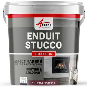 Comparateur de prix : Enduit stuc venitien - ARCANE INDUSTRIES - Violet - Mortier + teinte - Extérieur - Plan de travail