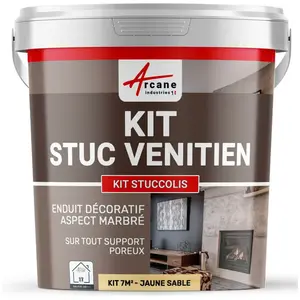 Comparateur de prix : Kit stuc venitien enduit stucco spatulable décoratif KIT STUCCOLIS ARC...