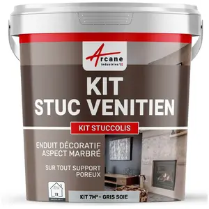 Comparateur de prix : Kit stuc venitien enduit stucco spatulable décoratif KIT STUCCOLIS ARC...