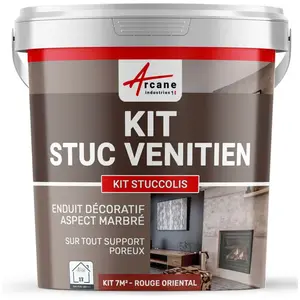 Comparateur de prix : Kit stuc venitien enduit stucco spatulable décoratif KIT STUCCOLIS ARC...