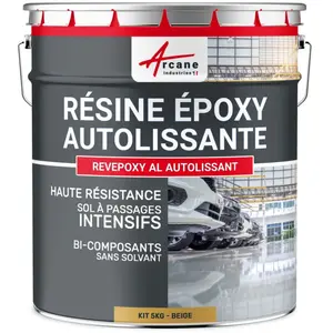 Comparateur de prix : Résine Epoxy Autolissante - Peinture pour Sol : Déco intérieure, Ateli...