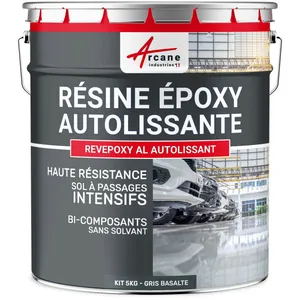Comparateur de prix : Résine Epoxy Autolissante - Peinture pour Sol : Déco intérieure, Ateli...