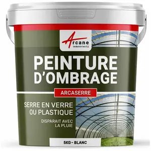 Comparateur de prix : ARCANE INDUSTRIES Peinture d'ombrage - ARCASERRE - 5 kg - Blanc - Acrylique - Mat - Extérieur