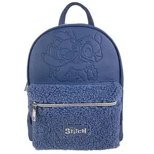 Disney Stitch Et Angel - Sac A Dos Fashion  Hug Teddy Bleu