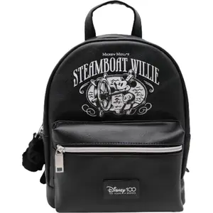 Nomadict Sac à dos Fashion Steamboat Willie - Disney - Noir - Adulte - Dos pas cher