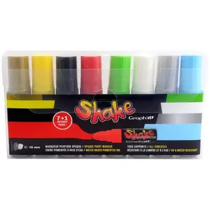 Set de 8 marqueurs graph'it shake xl basic - graph it pas cher