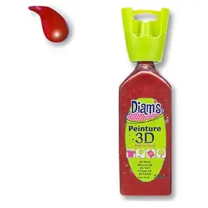 OZ International DIAM'S Peinture 3D Tous Supports, Rouge Empire nacré, 37 mlVendu parscrapmalin