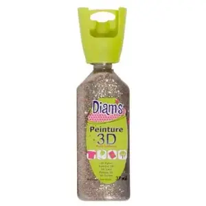 OZ International Peinture 3D Diams Pailleté - Champagne - 37 mlVendu parscrapmalin