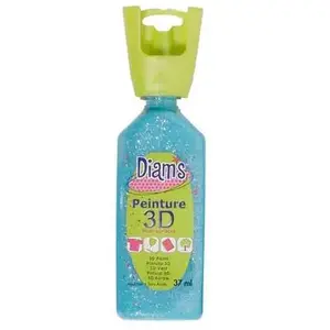 OZ International Peinture 3D Diams Glacé - Bleu lagon - 37 mlVendu parscrapmalin