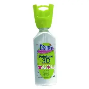 OZ International DIAM'S Peinture 3D Tous Supports, Blanc nacré, 37 mlVendu parscrapmalin