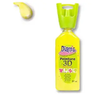 OZ International DIAM'S Peinture 3D Tous Supports, Jaune Brillant, 37 mlVendu parscrapmalin