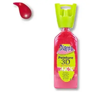 OZ International Peinture 3D Brillant Rouge ProfondVendu parfnac