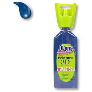 OZ International Peinture 3D Diams Brillant - Bleu Marine - 37 mlVendu parscrapmalin