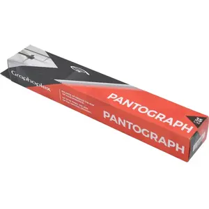 Règle de coupe bord acier anti-glisse quadrillée 50cm - Graphoplex pas cher