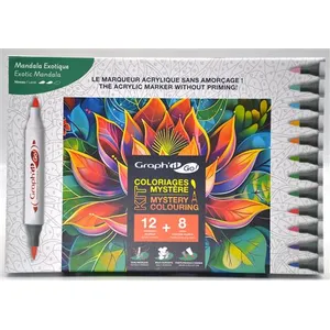 Kit coloriage OZ International Mystère Mandala pas cher