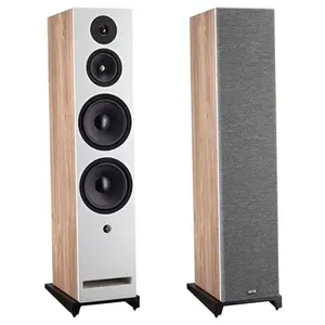 Enceinte colonne Davis Krypton 10 Blanc / Bois Clair vendue a l'unite