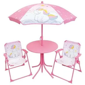 Comparateur de prix : Table + 2 chaises + parasol fille Fun House Licorne Rose TU 713396
