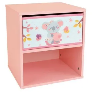 Comparateur de prix : FUN HOUSE CALLY MIMI KOALA Chevet avec un tiroir ± 36 x 33 x 30 cm pour enfant