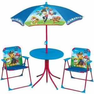 Table + 2 chaises + parasol enfant Fun House Pat'Patrouille TU pas cher