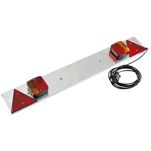 ARZER Maxter - Plaque d'éclairage pour remorque en métal - 1M avec alimentation 4 m - 7 brochesVendu paramazon
