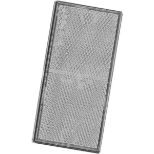 Ajba Catadioptre Blanc Adhesif - 106x50 mm pas cher