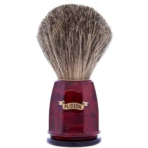 Comparateur de prix : Plisson Blaireau Facette Gris de Russie Façon Loupe de Noyer