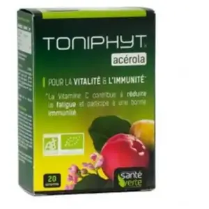 Comparateur de prix : Sante Verte Santé Verte Toniphyt Acérola 20 Comprimés
