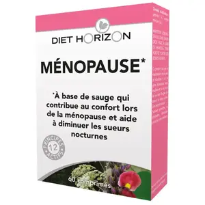 Diet Horizon Ménopause 60 Comprimés Diet HorizonVendu paratida-santediscount