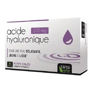 Santé verte acide hyaluronique 200mg 30 comprimés pas cher