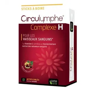 Comparateur de prix : Santé Verte Circulymphe Complexe H 20 sticks