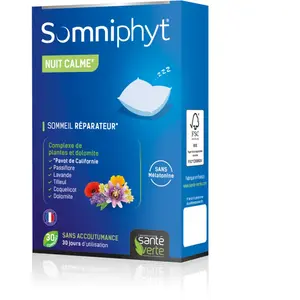 Santé Verte Somniphyt nuit calme 30 comprimés