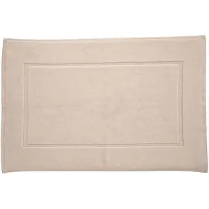 Soft by Perle de Coton - Tapis de bain sable - 50x80 cm T.U pas cher