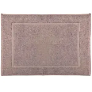 Soft by Perle de Coton - Tapis de bain mauve - 50x80 cm T.U pas cher