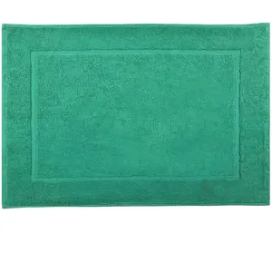 Soft by Perle de Coton - Tapis de bain jade - 50x80 cm T.U pas cher