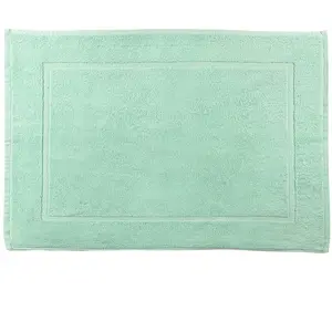 Soft by Perle de Coton - Tapis de bain menthe - 50x80 cm T.U pas cher