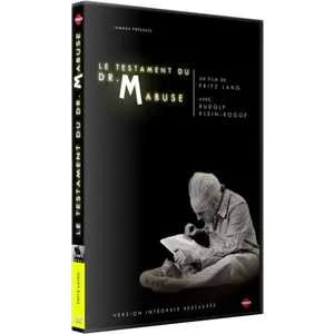 TAMASA Le Testament du Dr. Mabuse DVD pas cher