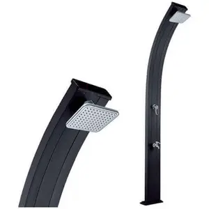 Douche solaire so spring anthracite 30l + rince pieds FORMIDRAVendu pardouche-de-jardin.fr