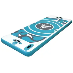 Comparateur de prix : Tapis flottant aquafitmat kit d' amarrage inclus WATERFLEX