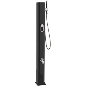 Comparateur de prix : FORMIDRA Douche solaire Jolly Go droite 20L en aluminium - Couleur: Anthracite
