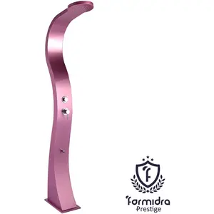 Formidra Douche extérieure Bellagio en aluminium Rose Métal pas cher