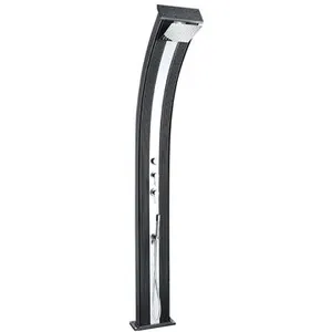 Comparateur de prix : Formidra Douche solaire 40 L Dada Curve Anthracite habillage aluminium brossé -