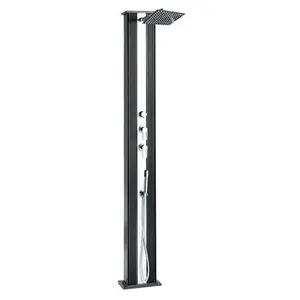 Comparateur de prix : Formidra Douche Solaire hybride DADA 37L en aluminium Anthracite / Alu brossé