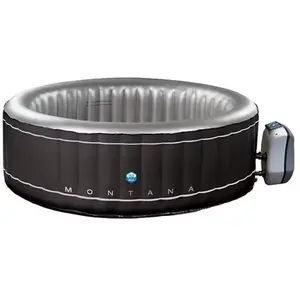 Comparateur de prix : Spa gonflable montana rond noir - 4 places NETSPA