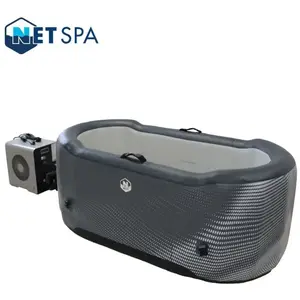 NETSPA Järvi Pack Bassin icebath + Kit Chiller 3-40°C - 1 Personne - 300L - N... pas cher