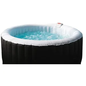 O'SPAZIA Spa Gonflable 4 personnes rond Ospazia - Jusqu à 40°C - Prêt ...Vendu paramazon