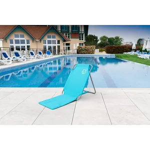O'BEACH Chaise dossier de plage pliable - - Dimensions : 45 x 163 x 44 cm pas cher
