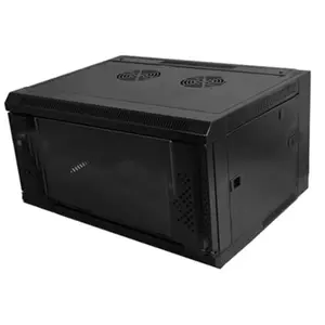 Kimex Rack mural 19'', Largeur 600mm, Profondeur 450mm, 4U pas cher