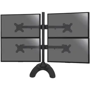 Kimex International Support de bureau 4 écrans 13"-24" pas cher
